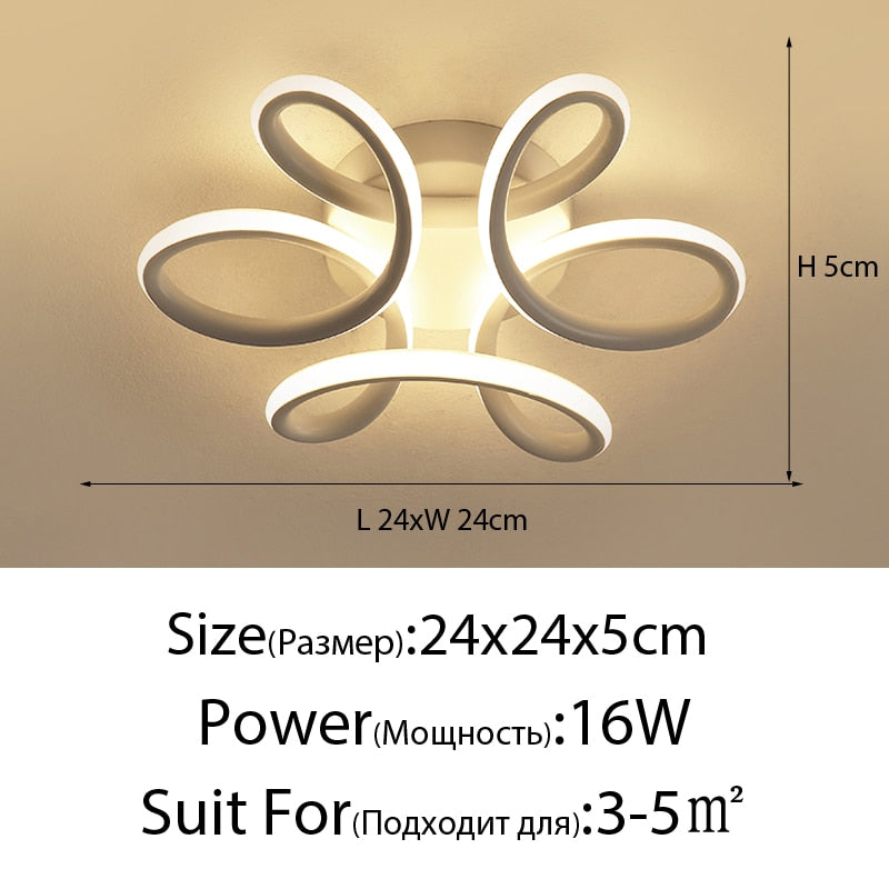Modern Aisle LED Ceiling Lamp For Corridor stairs Entrance Attic Square indoor Lighting Minimalist Style Lights Kitchen Fixtures