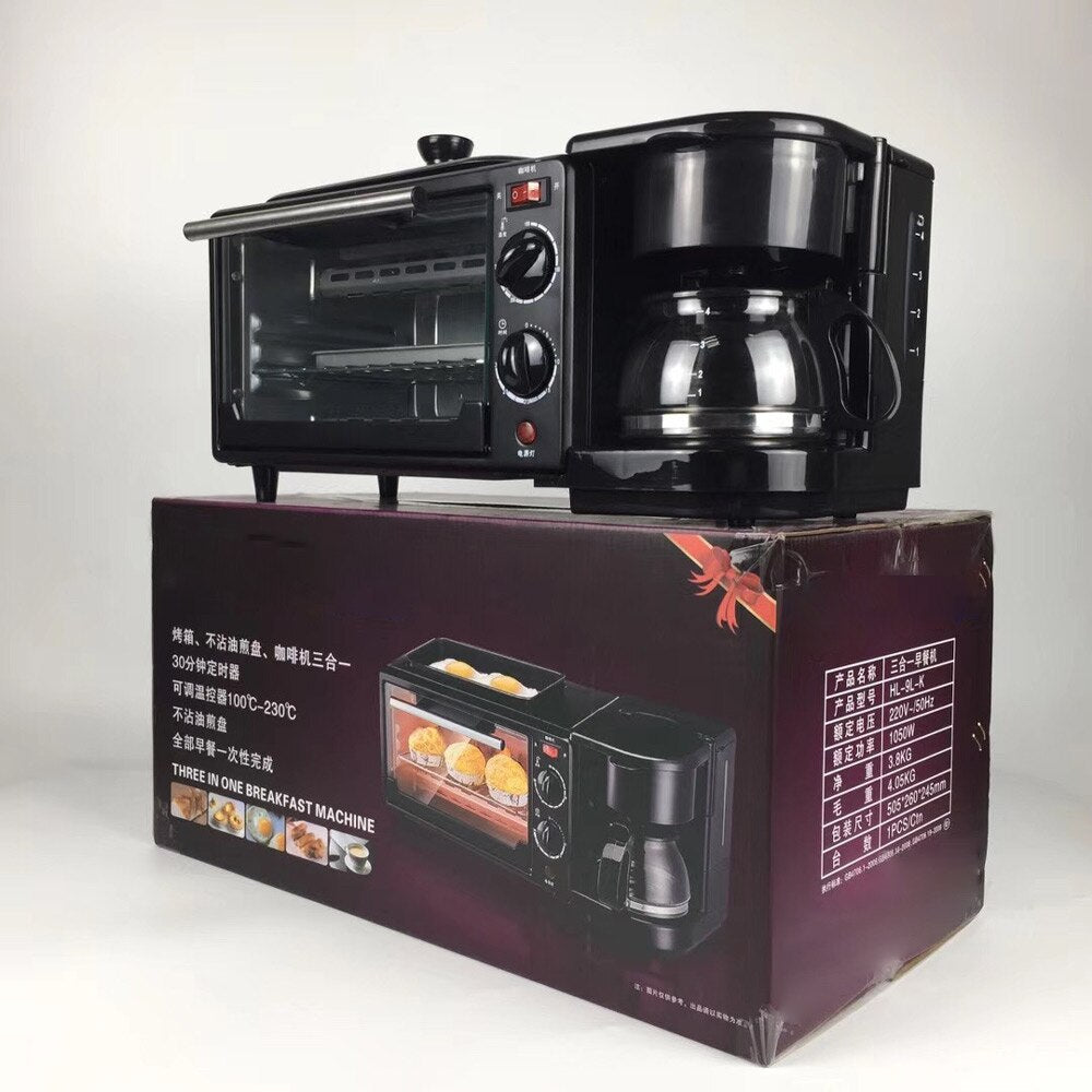 Multifunctional Toaster Electric Oven Breakfast Sandwich Maker Bread Maker Full Automatic Coffee Machine