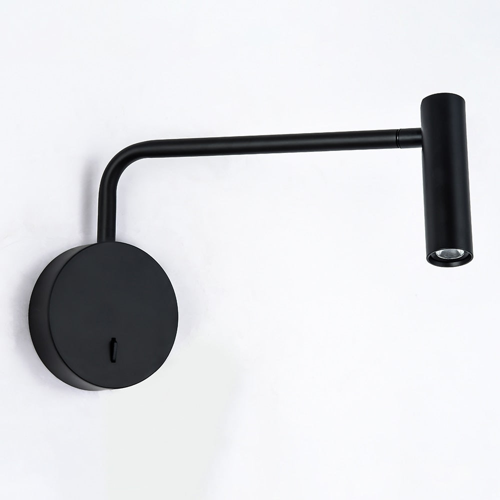 Zerouno EU plug wall lamps switch swing arm bedroom mounted home bedside headboard book light reading night lighting fixtures