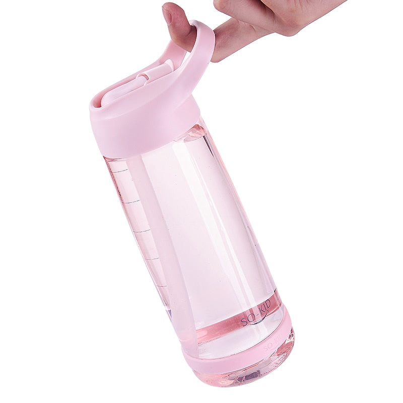 1000ml Outdoor Water Bottle with Straw Sports Bottles Eco-friendly with Lid Hiking Camping Plastic BPA Free H1098