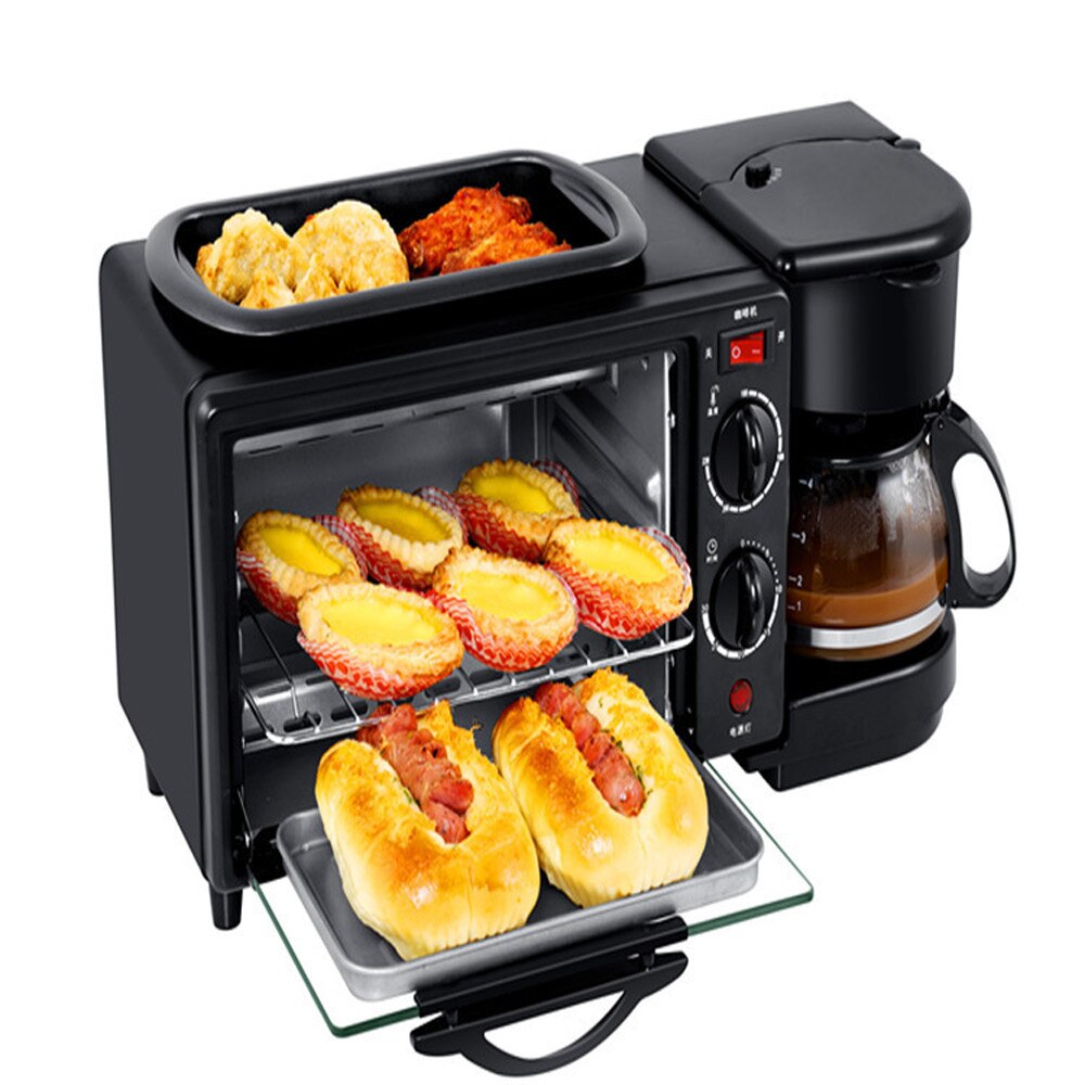 Multifunctional Toaster Electric Oven Breakfast Sandwich Maker Bread Maker Full Automatic Coffee Machine