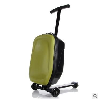 Skateboard Rolling Luggage 20 Inch Travel Luggage Case Scooter Case Cabin Luggage suitcase micro scooter suitcase on wheels