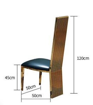 TieHo Luxury Marble Dining Table Chair Sets Modern Design Rectangular Dining Table Kitchen Table Chair Gold Stainless Steel