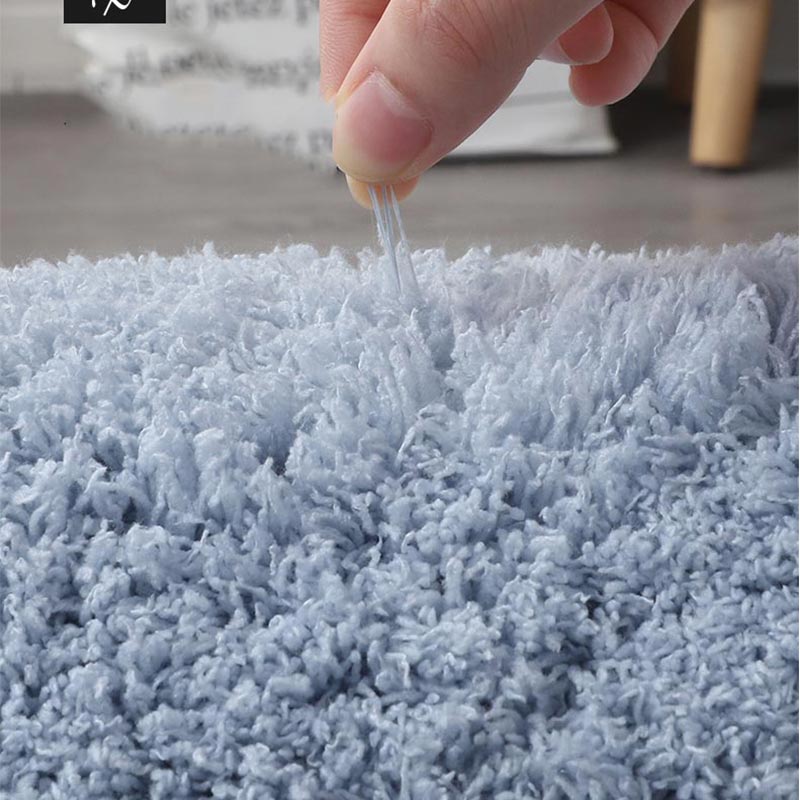 Nordic Fluffy Carpet For Bedroom Living Room Large Size Plush Anti-slip Soft Door Mat White pink Red Children's Rugs For Room