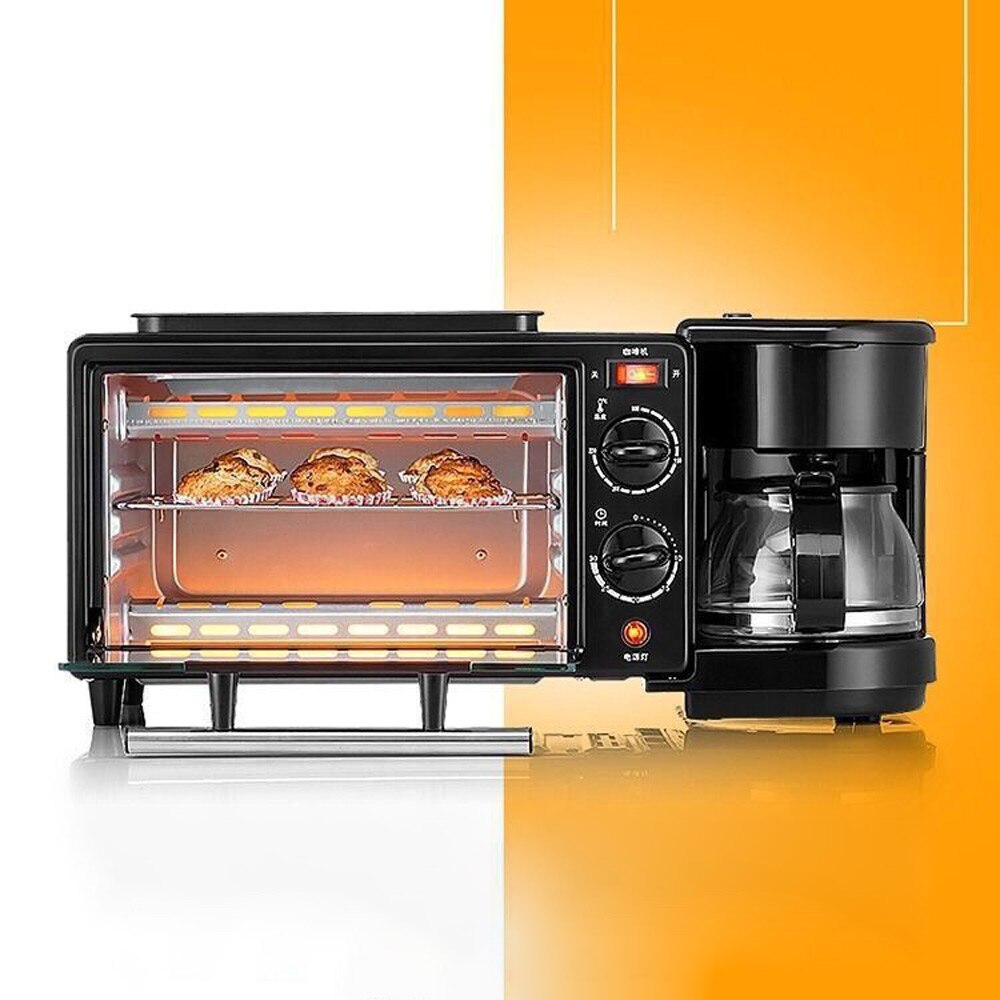 Multifunctional Toaster Electric Oven Breakfast Sandwich Maker Bread Maker Full Automatic Coffee Machine
