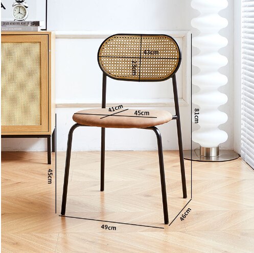 Living Room Outdoor Designer Dining Chairs Nordic Auxiliary Portable Accent Dining Chairs Relaxing Stuhl Balcony Furniture