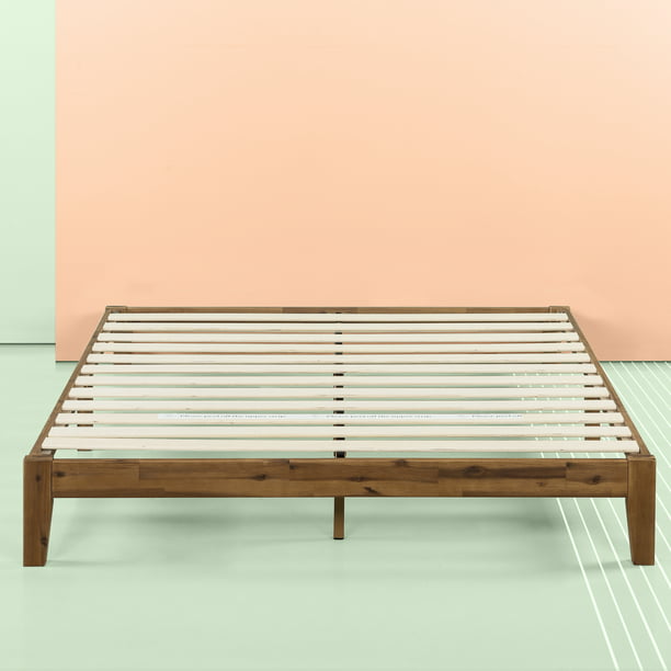 Zinus Lucinda 10" Wood Platform Bed Frame, Queen bedframe bedroom furniture