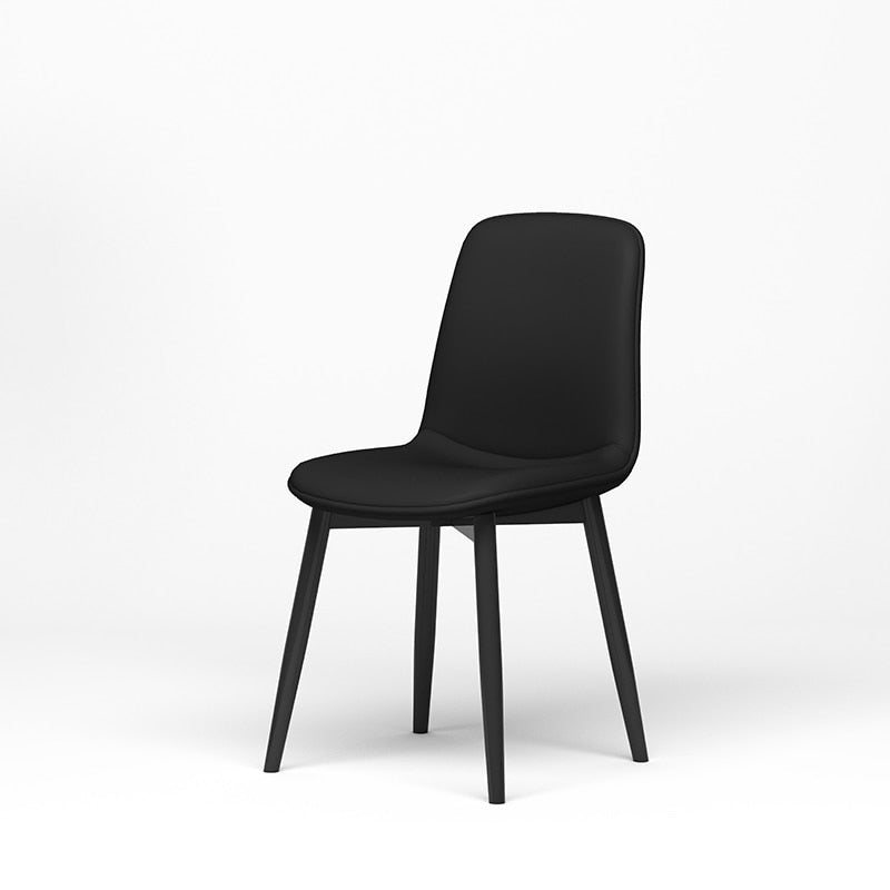 Leather Dining Chair Accent Headboards Ergonomic Living Room Nordic Chair Modern Kitchen Chaises Salle Manger Leisure Furniture