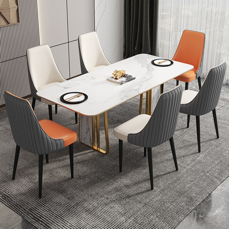 Nordic Accent Dining Chair Living Room Mobile Modern Designer Chair Luxury White Chaises Salle Manger Home Furniture GPF30XP