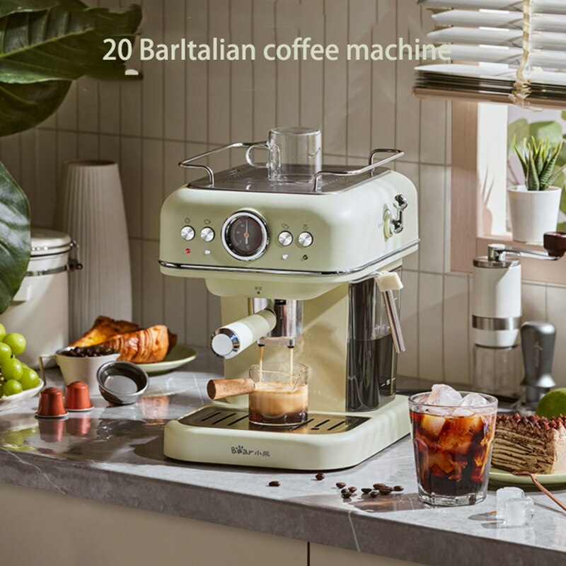 Automatic Espresso Coffee Machine 20 Bar Cappuccino Latte Coffee Maker All-in-one Espresso Machine with Milk Froth