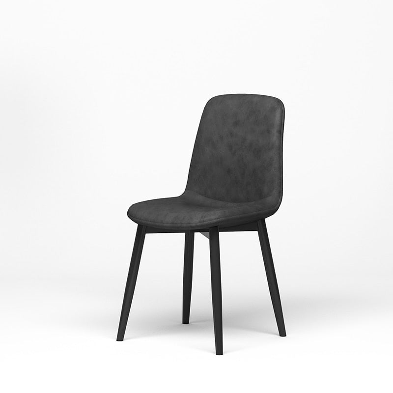 Leather Dining Chair Accent Headboards Ergonomic Living Room Nordic Chair Modern Kitchen Chaises Salle Manger Leisure Furniture