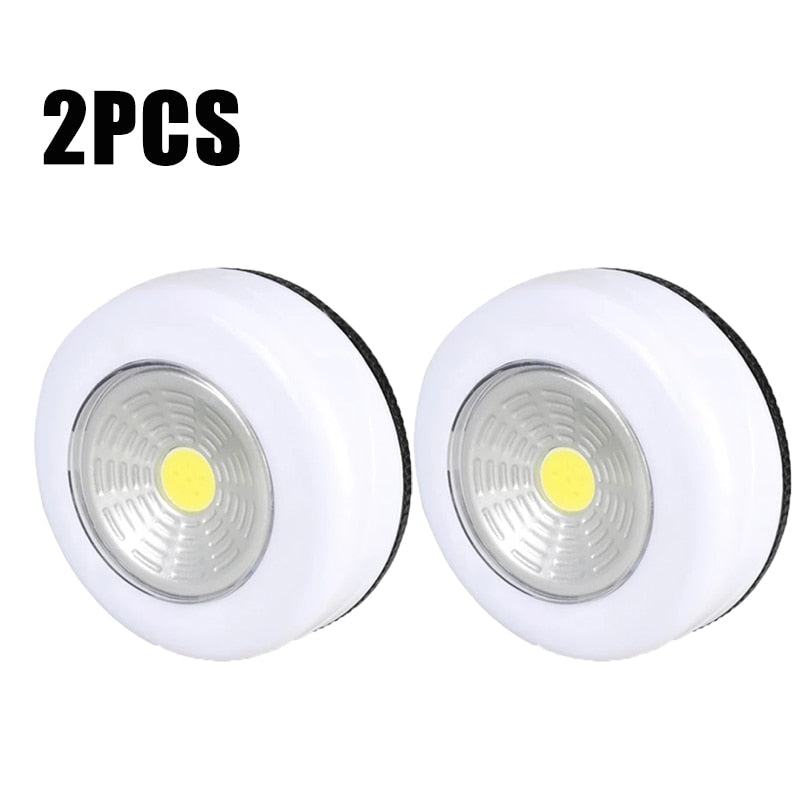 5PCS COB LED Touch Light Under Cabinet Led Wireless Wall Lamp Wardrobe Cupboard Drawer Closet for Bedroom Kitchen Night Light