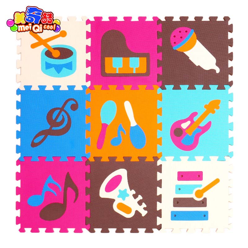 Children's soft developing crawling rugs,baby play puzzle number/letter/cartoon eva foam mat,pad floor for baby games 30*30*1cm