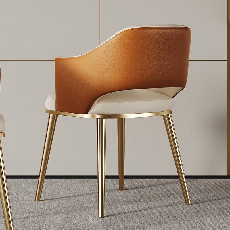 Kitchen Dining Chairs Accent Lazy Lounge Anti-slip Living Room Ergonomic Designer Chair Modern Desk Sillas Home Furniture