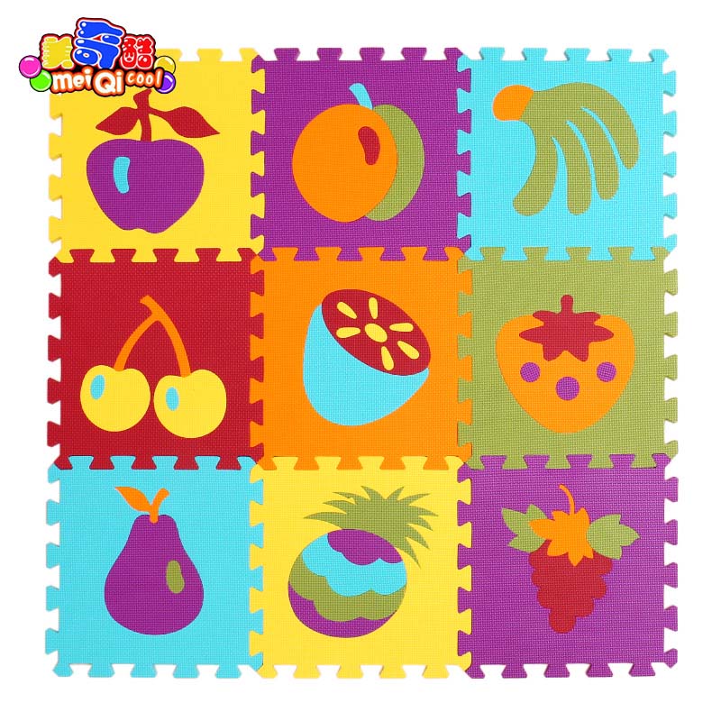 Children's soft developing crawling rugs,baby play puzzle number/letter/cartoon eva foam mat,pad floor for baby games 30*30*1cm