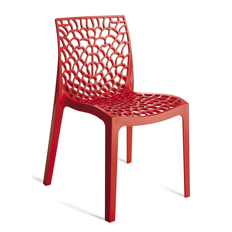 Nordic Acrylic Dining Chair Accent Adult Back Living Room Modern Minimalist Dining Chair Plastic Silla Comedor Home Furniture