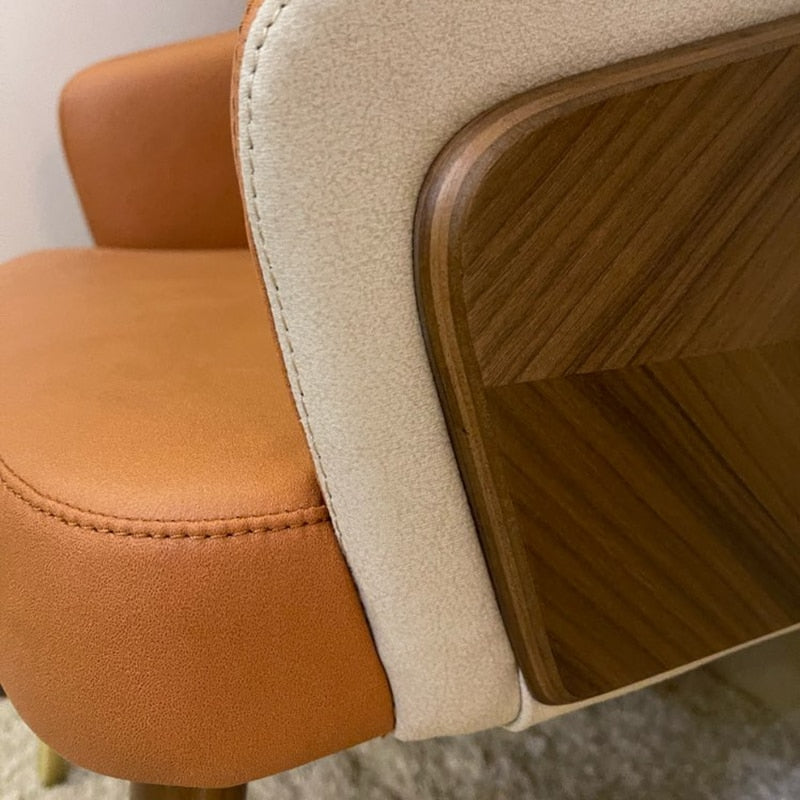 Living Room Minimalist Dining Chair Accent Wooden High Quality Lounge Chairs Comfortable Sillas Comedores Home Furniture HY50DC