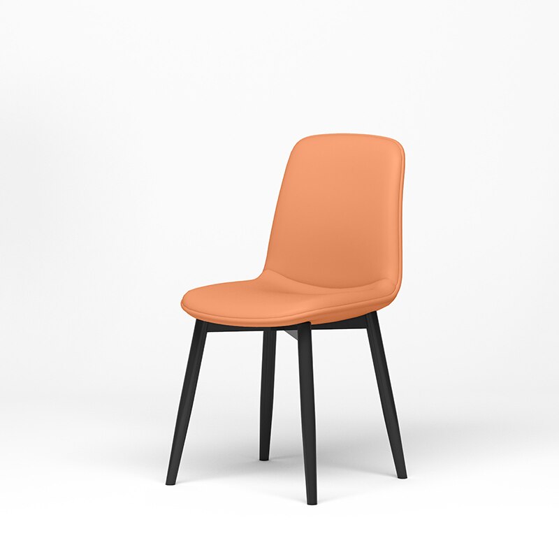 Leather Dining Chair Accent Headboards Ergonomic Living Room Nordic Chair Modern Kitchen Chaises Salle Manger Leisure Furniture