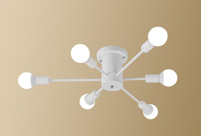 Close to ceiling light fixtures home Decor Warm And Romantic Lighting indoor Modern Living Room Lamp Black Golden Chandelier