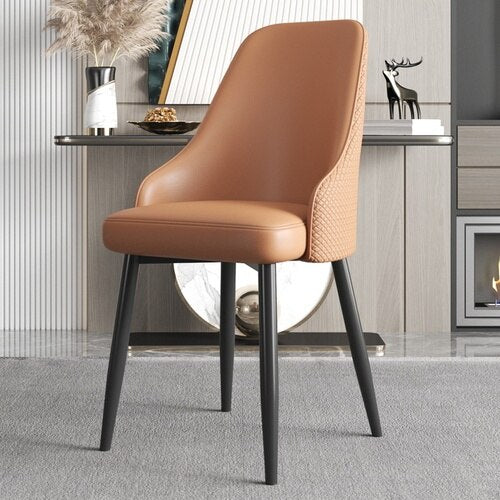 Designer Accent Living Room Chair Modern Leather Soft Sofa Chair Irregular Backrest Modern Cadeiras Living Room Furniture