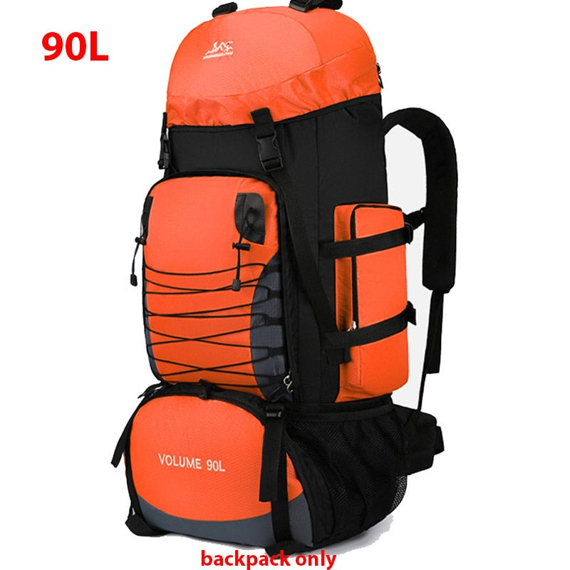 80L 90L Large Camping Backpack Travel Bag Men's Women Luggage Hiking Shoulder Bags Outdoor Climbing Trekking Men Traveling Bag