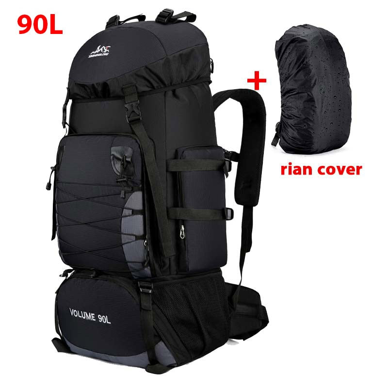 80L 90L Large Camping Backpack Travel Bag Men's Women Luggage Hiking Shoulder Bags Outdoor Climbing Trekking Men Traveling Bag