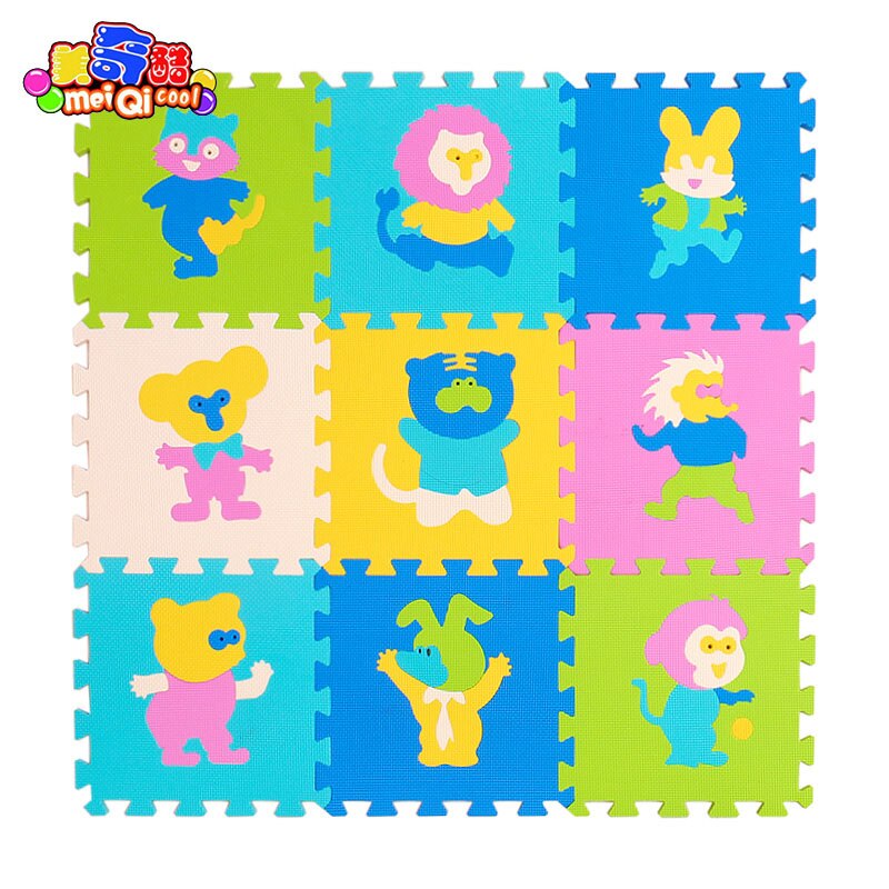Children's soft developing crawling rugs,baby play puzzle number/letter/cartoon eva foam mat,pad floor for baby games 30*30*1cm