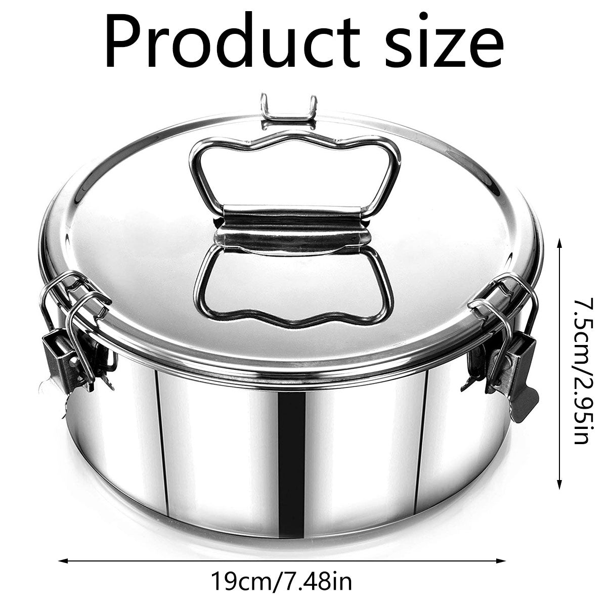 1.5QT Stainless Steel Flan Mold Cake Baking Pan for 6QT 8QT Instant Pot Chocolate Pastry Pudding Flan Mould Kitchen Accessories