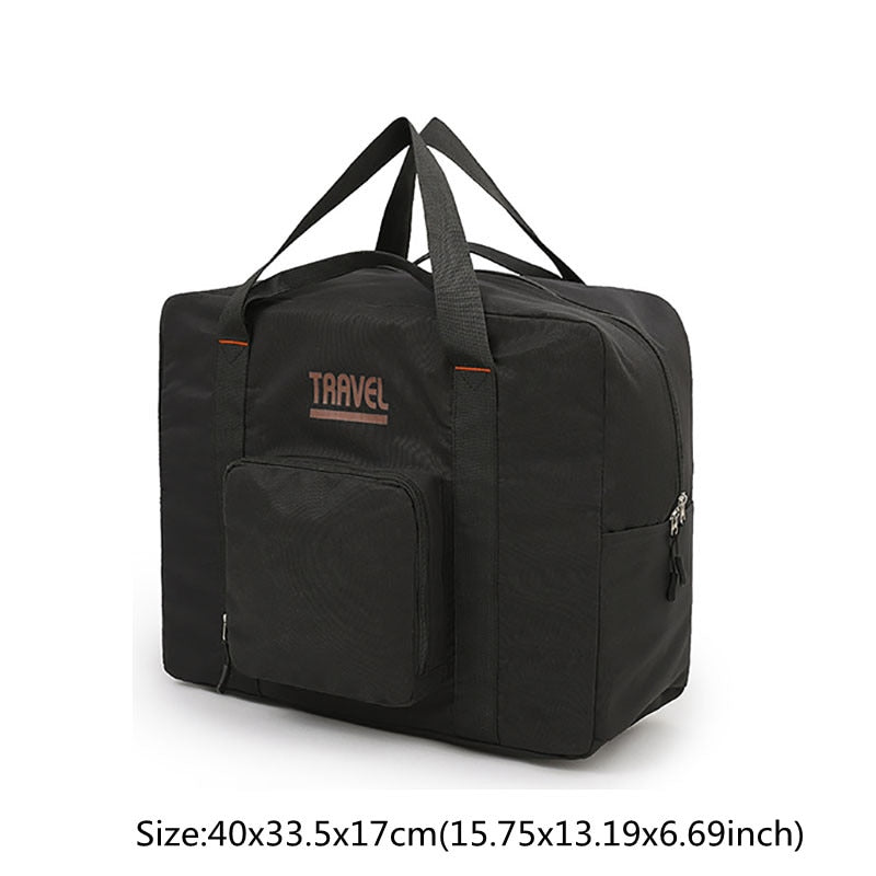 Fashion Folding Travel Bag Women Oxford Travel Weekend Overnight Bags Large Capacity Hand Luggage Tote Duffel Accessor Supplies