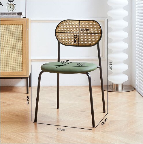 Living Room Outdoor Designer Dining Chairs Nordic Auxiliary Portable Accent Dining Chairs Relaxing Stuhl Balcony Furniture
