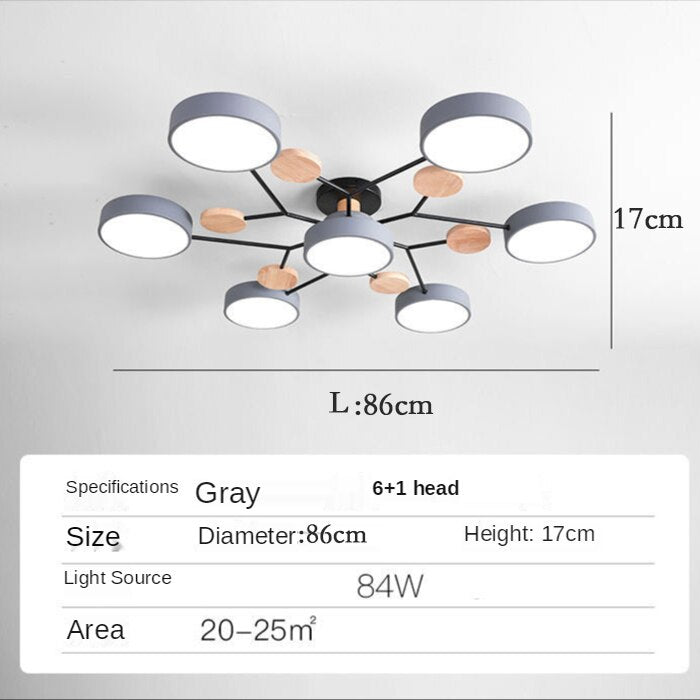 Modern Wooden LED Ceiling Chandeliers Home Decoration for Living Room Bedroom Kitchen Dining Room Lights Indoor Pendant Lamps