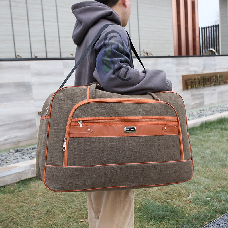 Super Large Capacity Women's Travel Bag Waterproof Men Duffel Bags Trip Weekender Overnight Hand Luggage Big Shoulder Bag