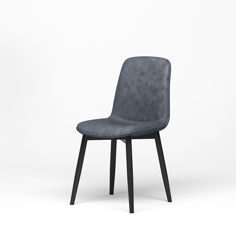 Leather Dining Chair Accent Headboards Ergonomic Living Room Nordic Chair Modern Kitchen Chaises Salle Manger Leisure Furniture