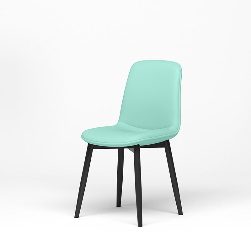 Leather Dining Chair Accent Headboards Ergonomic Living Room Nordic Chair Modern Kitchen Chaises Salle Manger Leisure Furniture