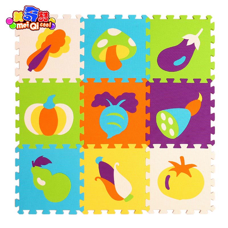 Children's soft developing crawling rugs,baby play puzzle number/letter/cartoon eva foam mat,pad floor for baby games 30*30*1cm