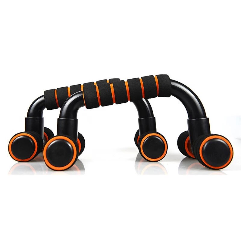 Fitness Push up Bar Stands Pushup Chest Bar Handles Hand Sponge Grip Bars Gym Muscle Training I-Type