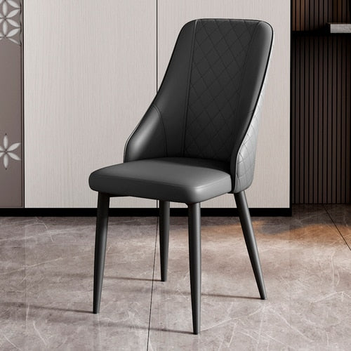 Designer Accent Living Room Chair Modern Leather Soft Sofa Chair Irregular Backrest Modern Cadeiras Living Room Furniture