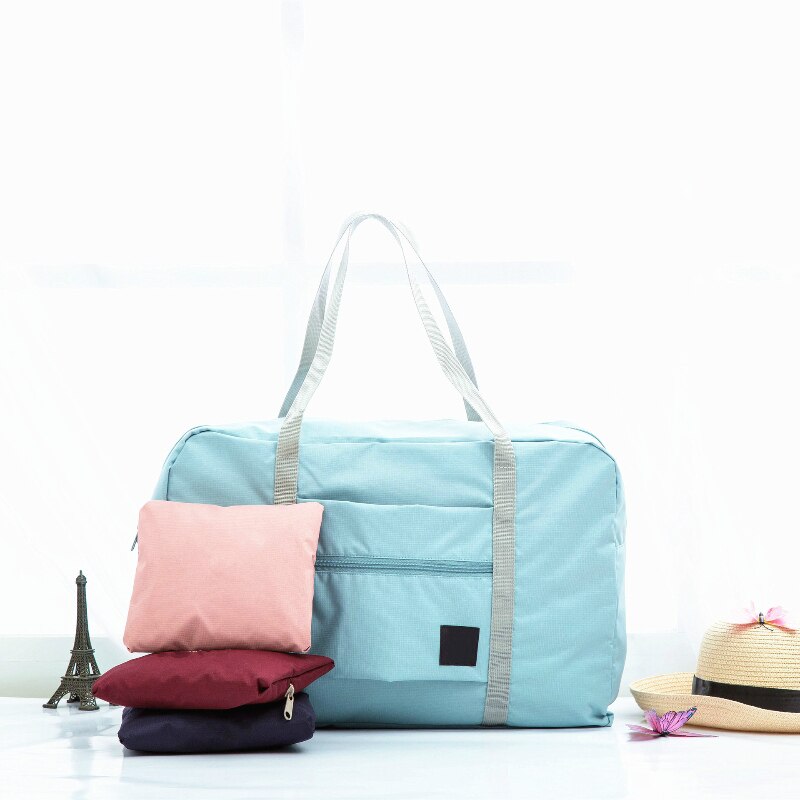 Folding Travel Bag Nylon Travel Bags Hand Luggage for Men & Women Fashion Travel Duffle Bags Tote Large Handbags Duffel