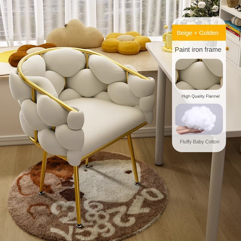 Accent Living Room Chairs Gaming NordicFloor Mobile Lounge Living Room Chairs Dining Vanity Chaises De Salon Modern Furnitures