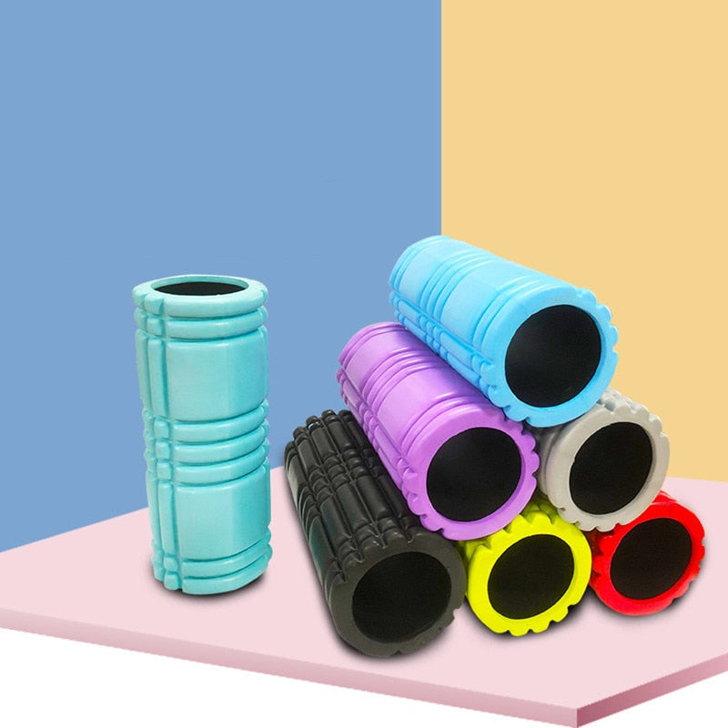 1Pcs Mini Size Mini Size Gym Fitness Yoga Column Foam Roller Pilates Yoga Exercise Back Muscle Massage Roller Soft Yoga Block