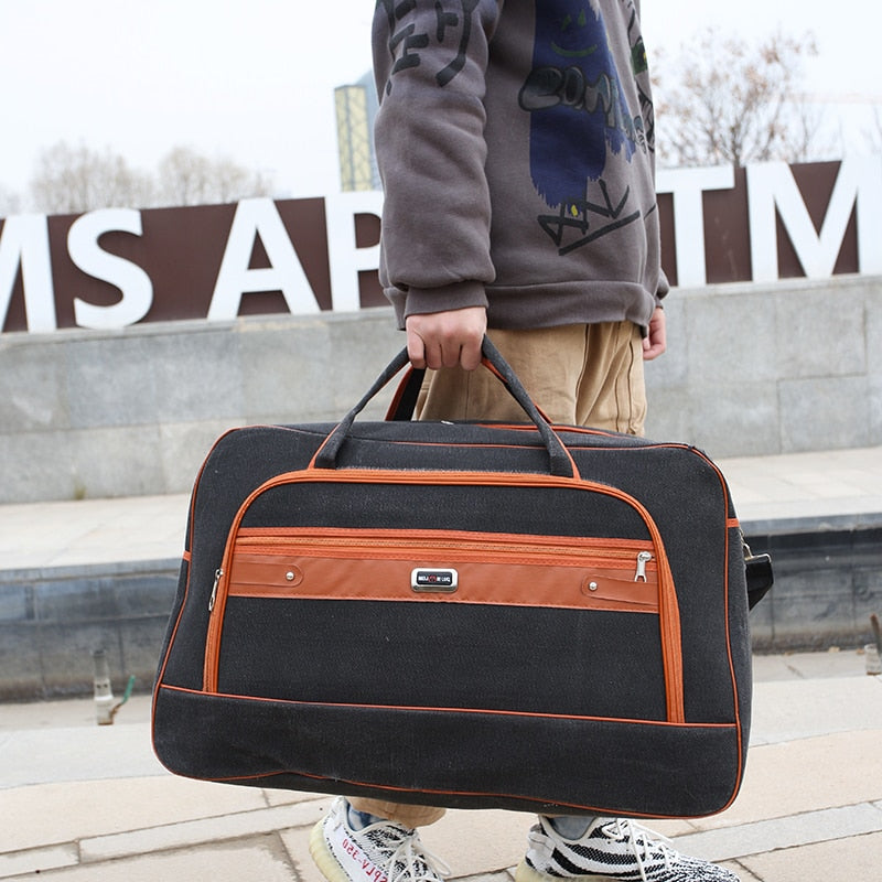 Super Large Capacity Women's Travel Bag Waterproof Men Duffel Bags Trip Weekender Overnight Hand Luggage Big Shoulder Bag