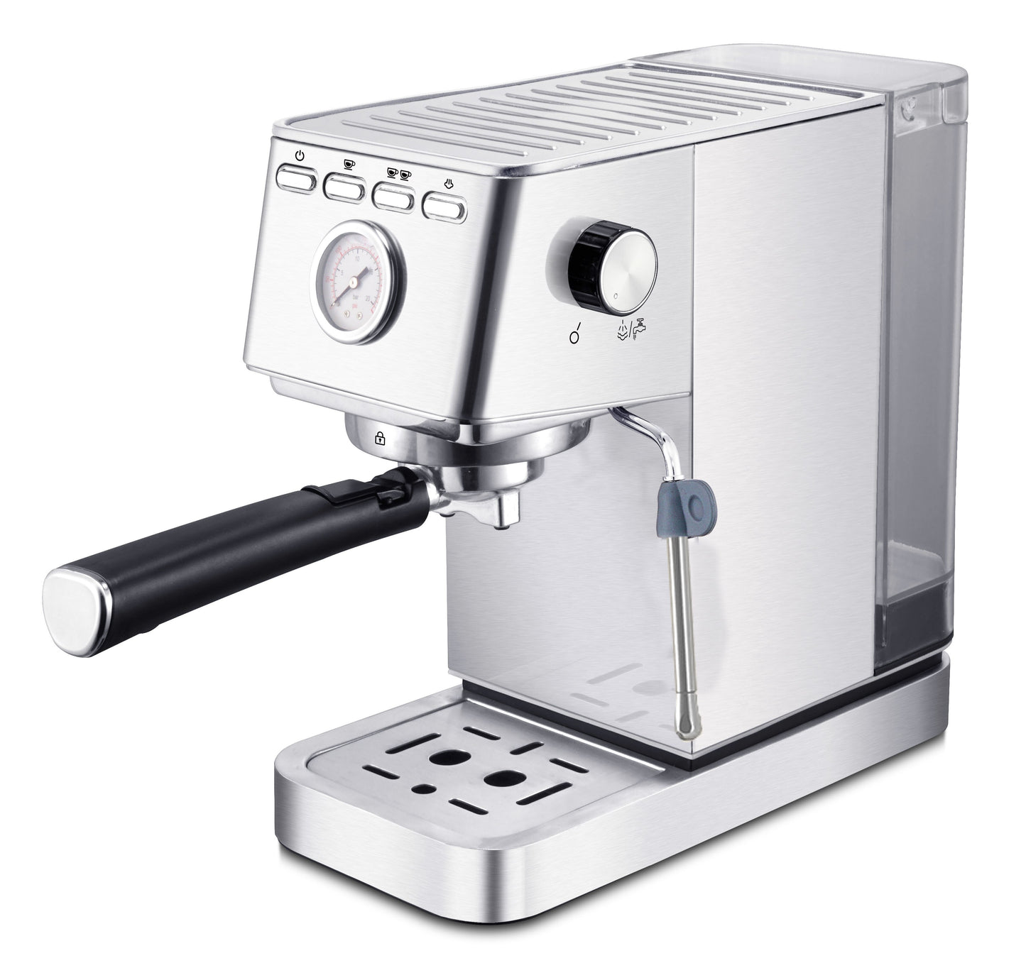 Home Small 20 bar espresso coffee machine Semi-automatic home office coffee machine with frother milk