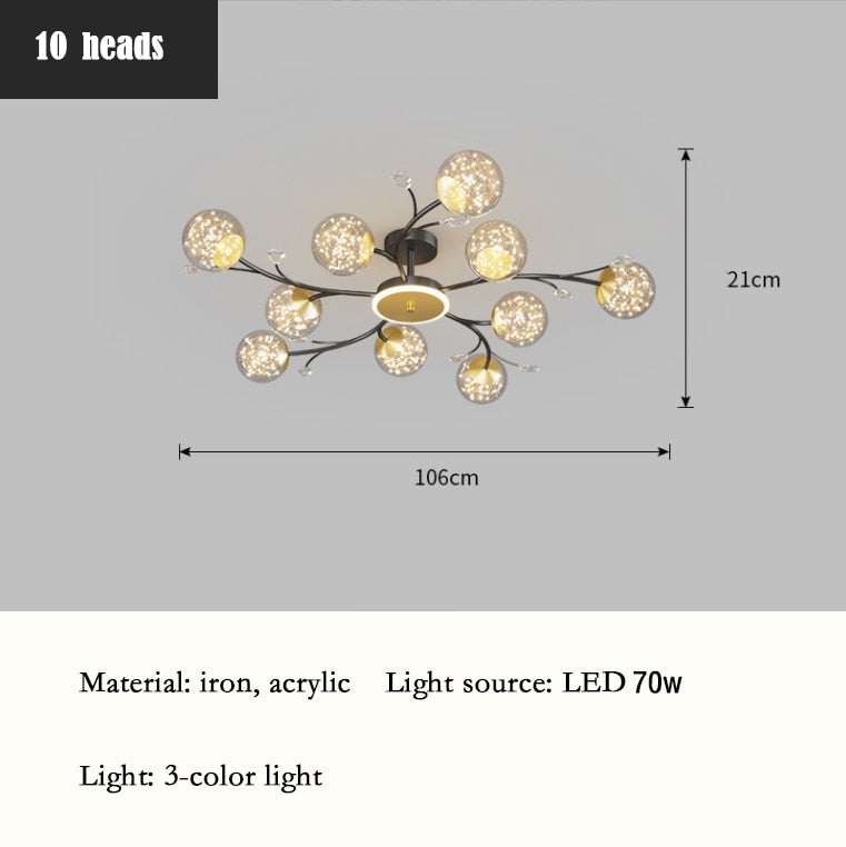 Modern Wooden LED Ceiling Chandeliers Home Decoration for Living Room Bedroom Kitchen Dining Room Lights Indoor Pendant Lamps