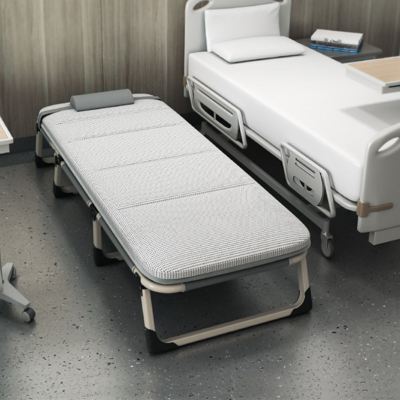Folding bed single bed siesta siesta bed escort portable multifunctional marching bed office lounge chair