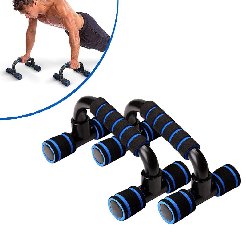 Fitness Push up Bar Stands Pushup Chest Bar Handles Hand Sponge Grip Bars Gym Muscle Training I-Type
