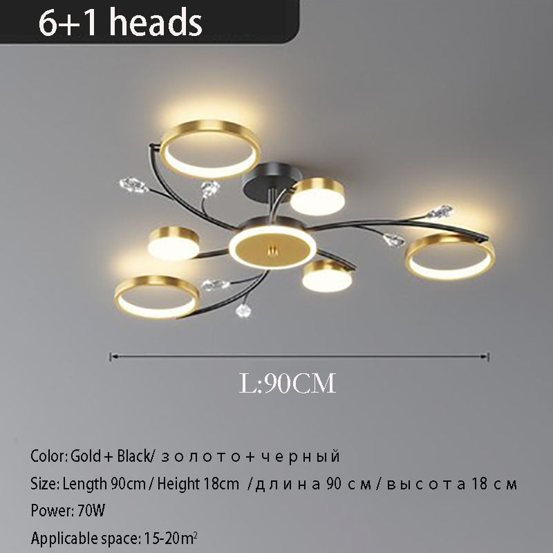 Modern Wooden LED Ceiling Chandeliers Home Decoration for Living Room Bedroom Kitchen Dining Room Lights Indoor Pendant Lamps