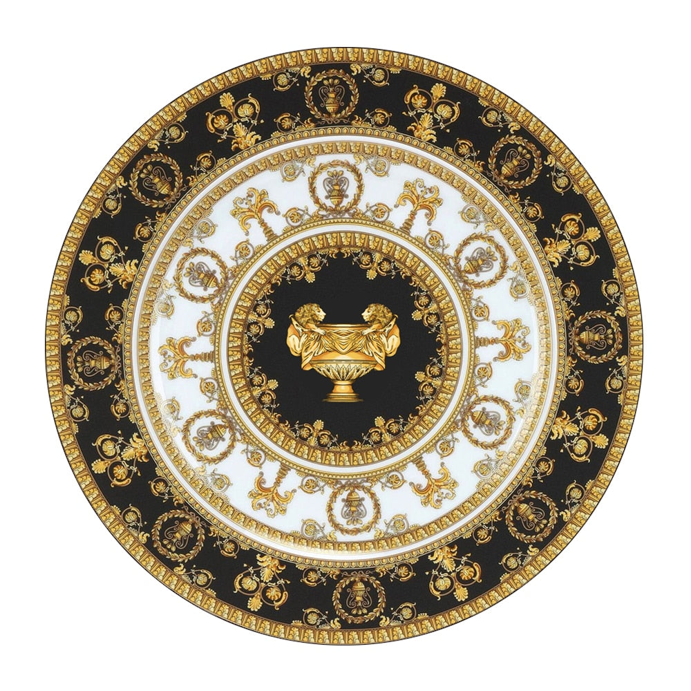 Gold Round Carpets Living Bedroom Area Rug Room Bedside Chair Mat European Style Home Decoration Carpet Tatami Mat Alfombras