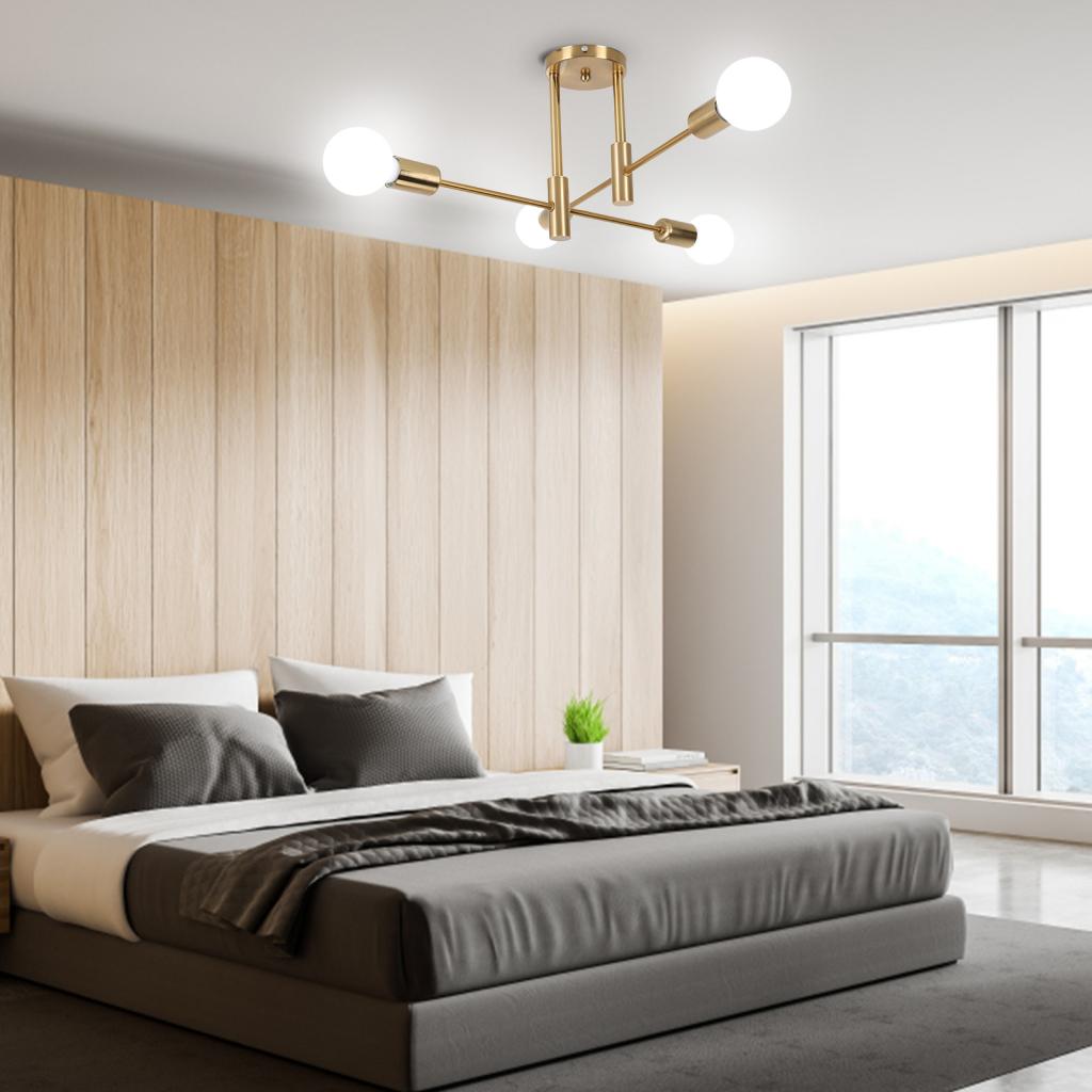 Retro Industrial Chandelier Wrought Iron LED Ceiling Lamp E27 Light Living Room Modern Decor Home Lighting Fixture lampara techo