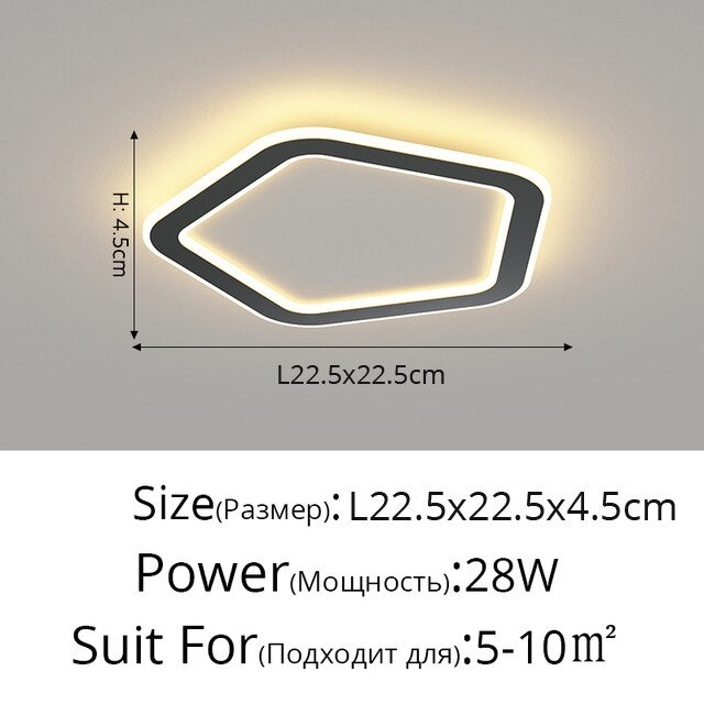 Nordic Aisle Corridor Ceiling Lights Modern Minimalist Entry Porch Lamp Personality Creative Balcony Light Luxury Bedroom Lights