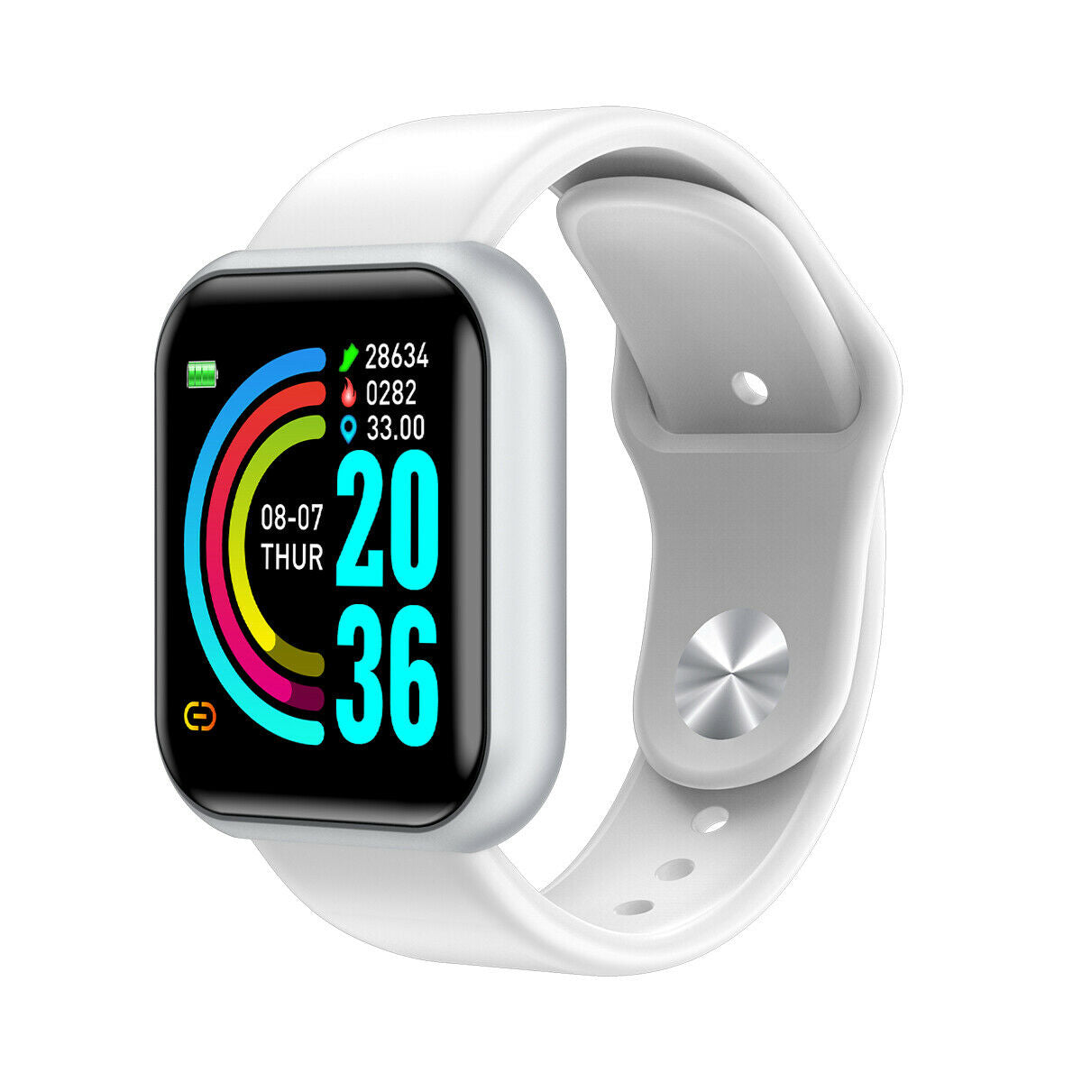 D20 Color Touch Screen Waterproof Bluetooth Smart Fitness Bracelet Y68 Health Blood Pressure Heart Rate Sleep Sports Band Watch